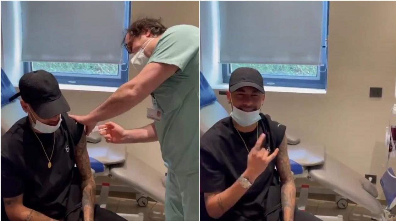 Neymar, delantero brasileño. 