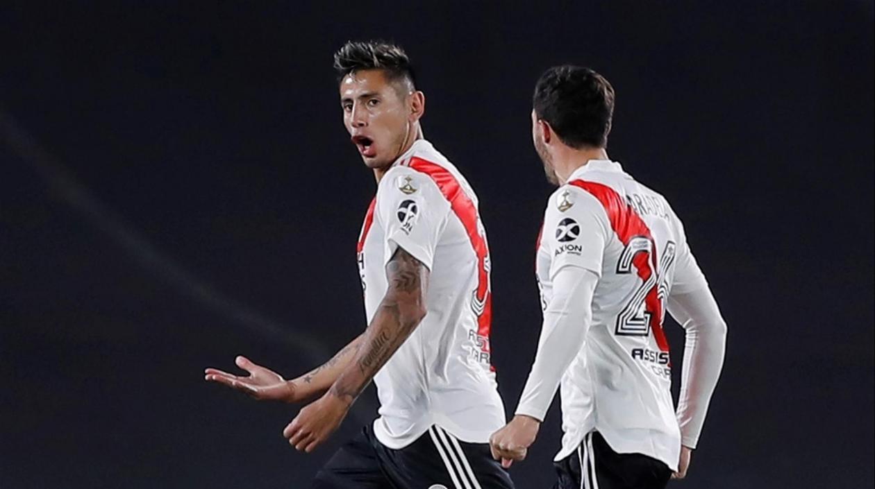 El lateral izquierdo Fabrizio Angileri, uno de los infectados. 