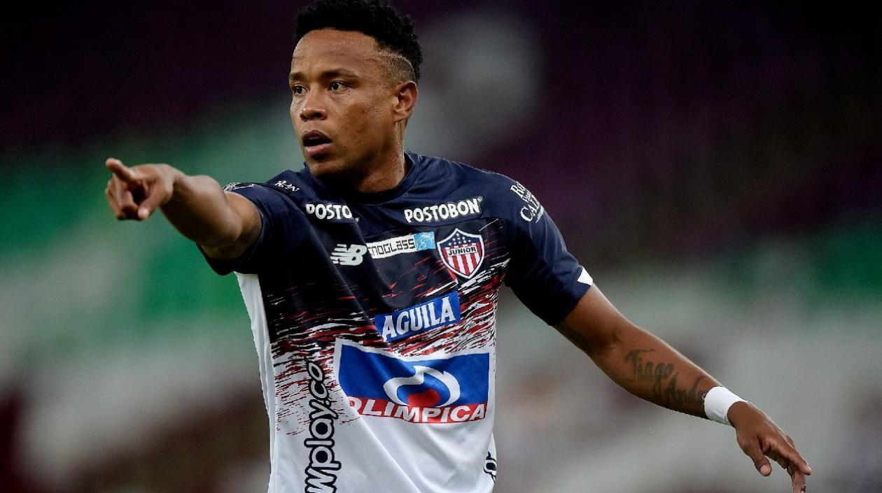 Jhon Pajoy, jugador de Junior. 