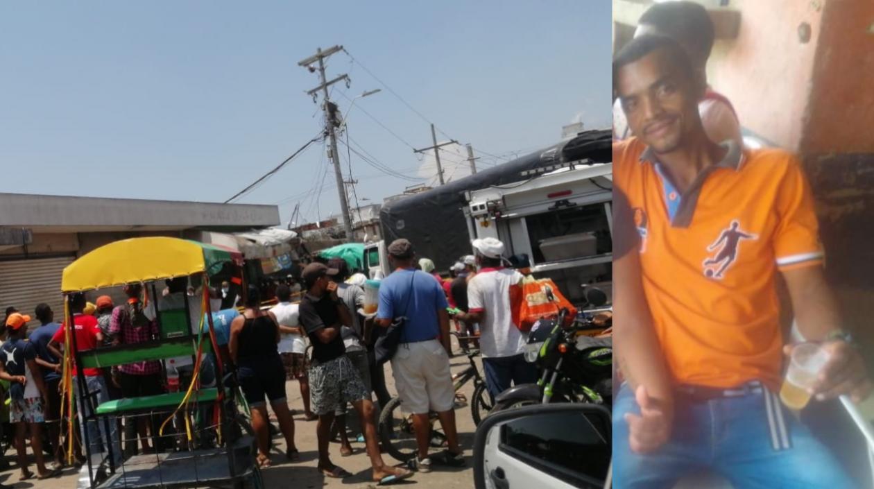 José Alfredo Montero murió en el mismo lugar de los hechos. 