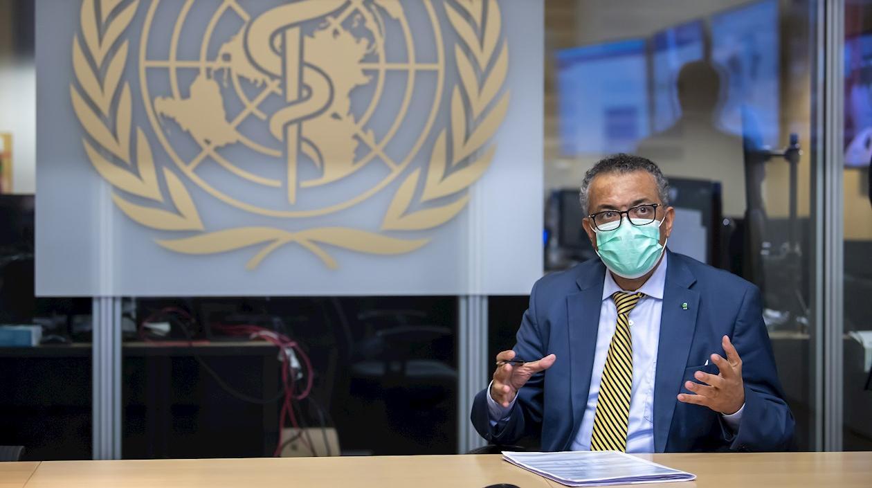 El director general de la OMS, Tedros Adhanom Ghebreyesus.