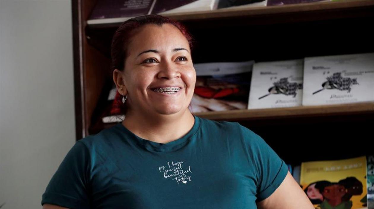 La líder social Yirley Velasco, de El Salado.