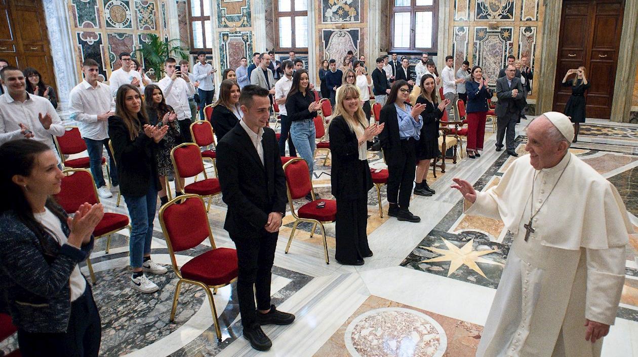 Papa Francisco en El Vaticano.