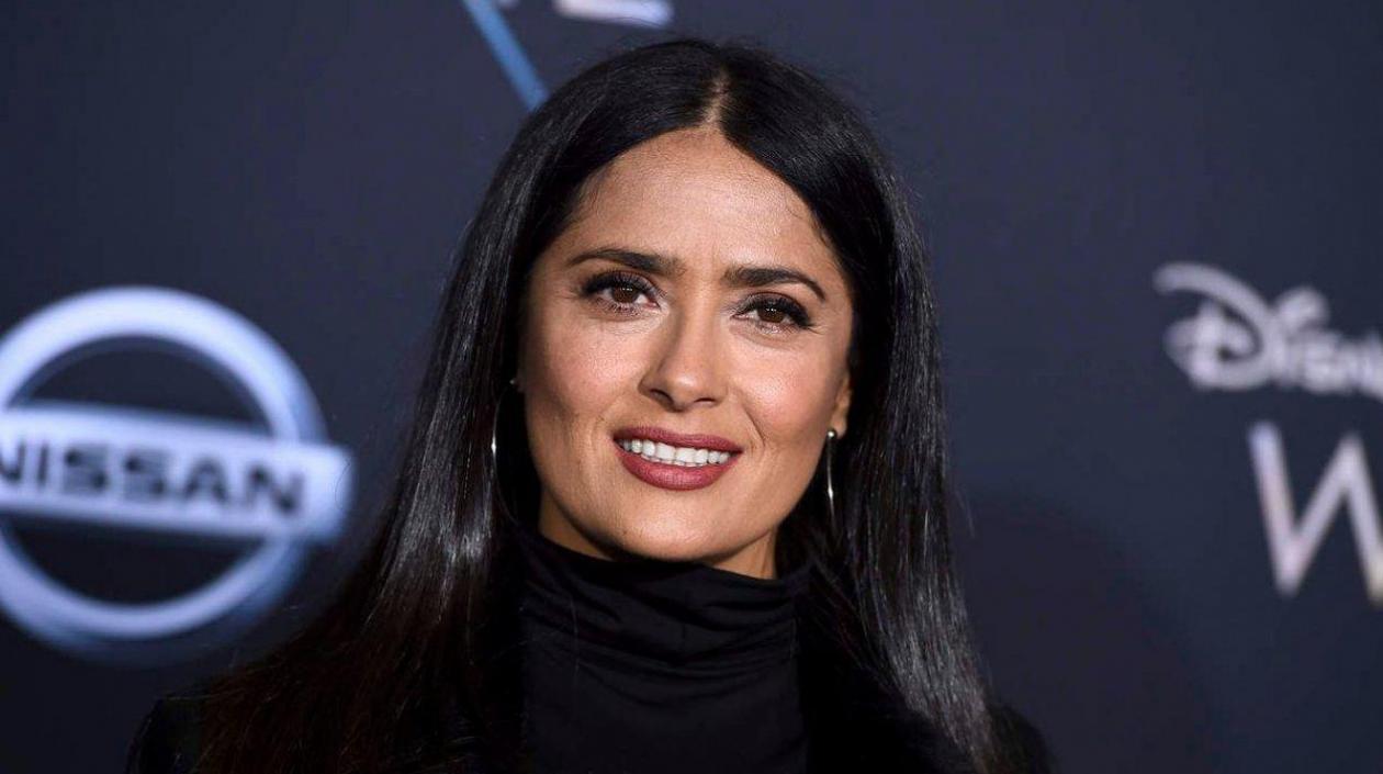 Salma Hayek, actriz y productora mexicana.