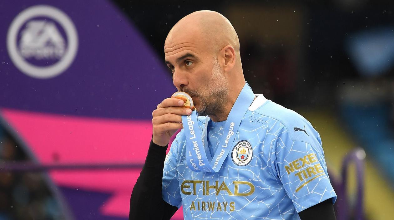 Pep Guardiola, entrenador del Manchester City.