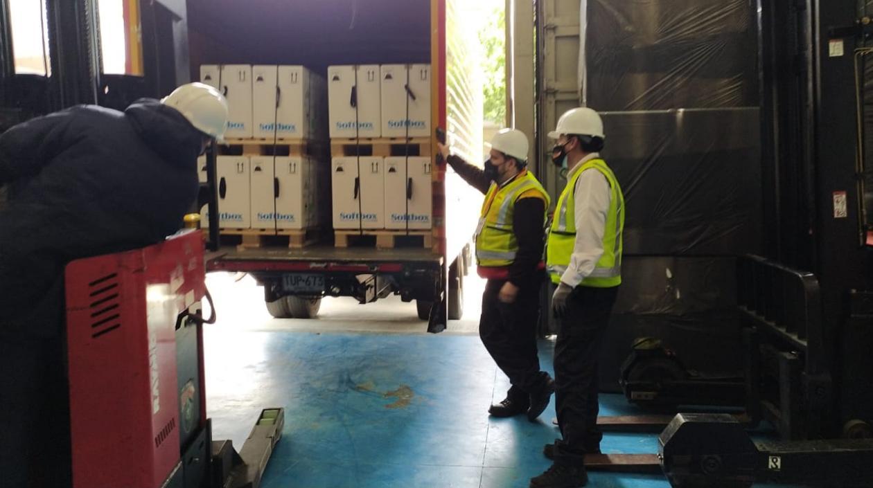 Lote de vacunas de Pfizer.