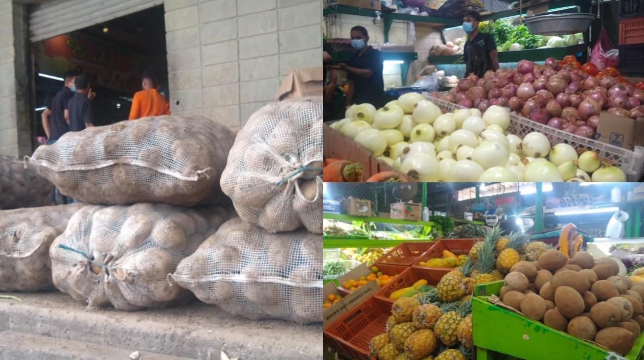 Este lunes entraron 920 toneladas de productos alimenticios a Granabastos.