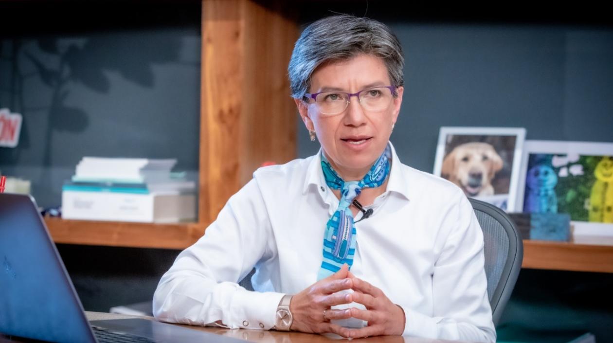 Claudia López, alcaldesa de Bogotá.