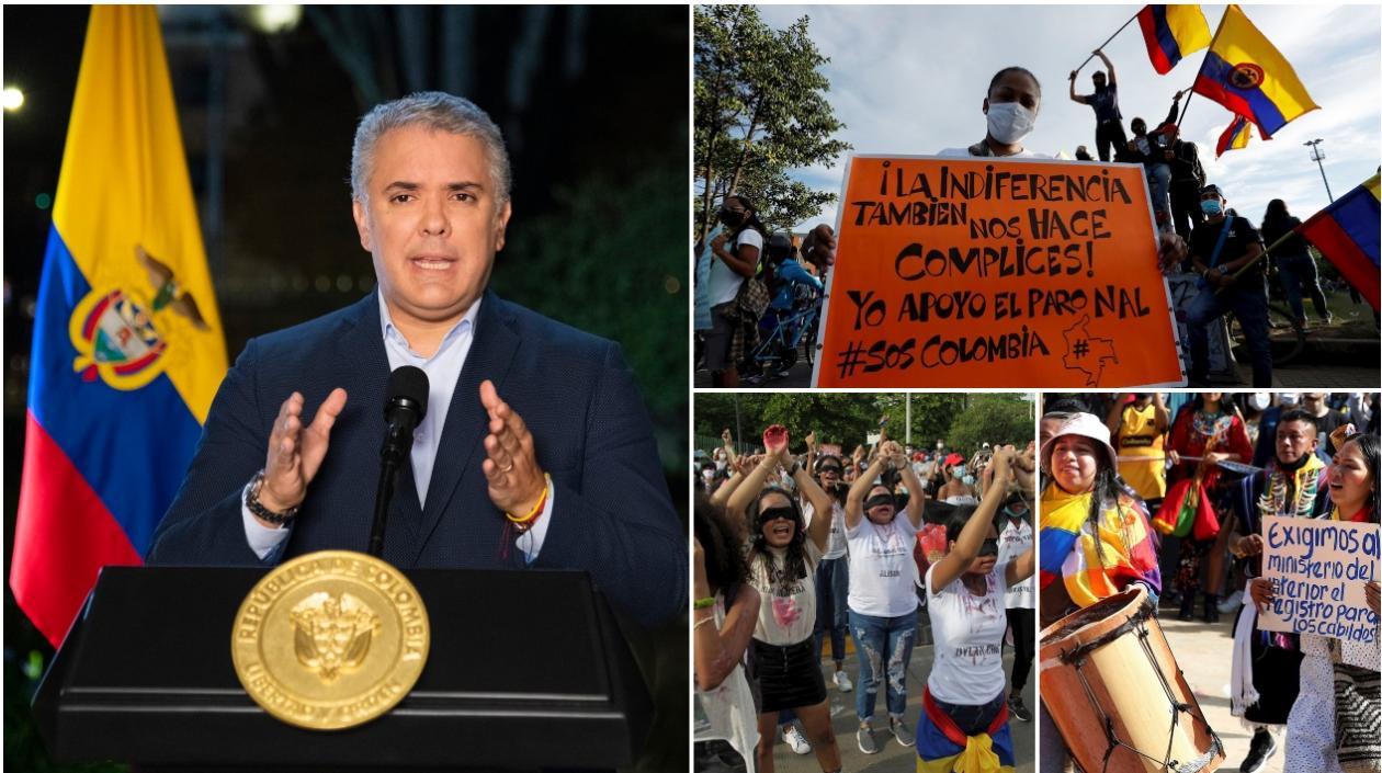 Presidente Iván Duque pasa un difícil momento en su favorabilidad entre los colombianos.