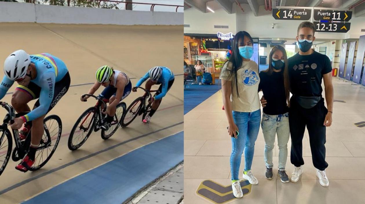 Marianis Salazar, Marta Ojeda y Cristian Ortega. 