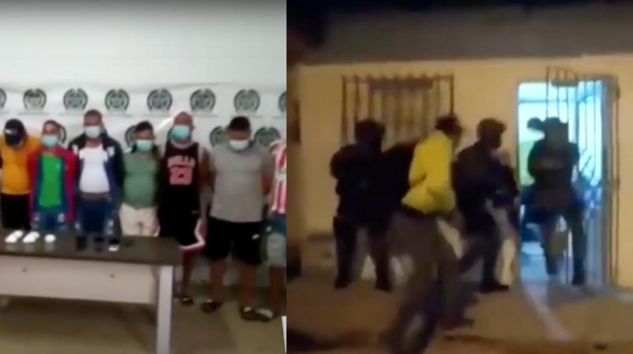 Capturados presuntos integrantes de 'Los Costeños'. 