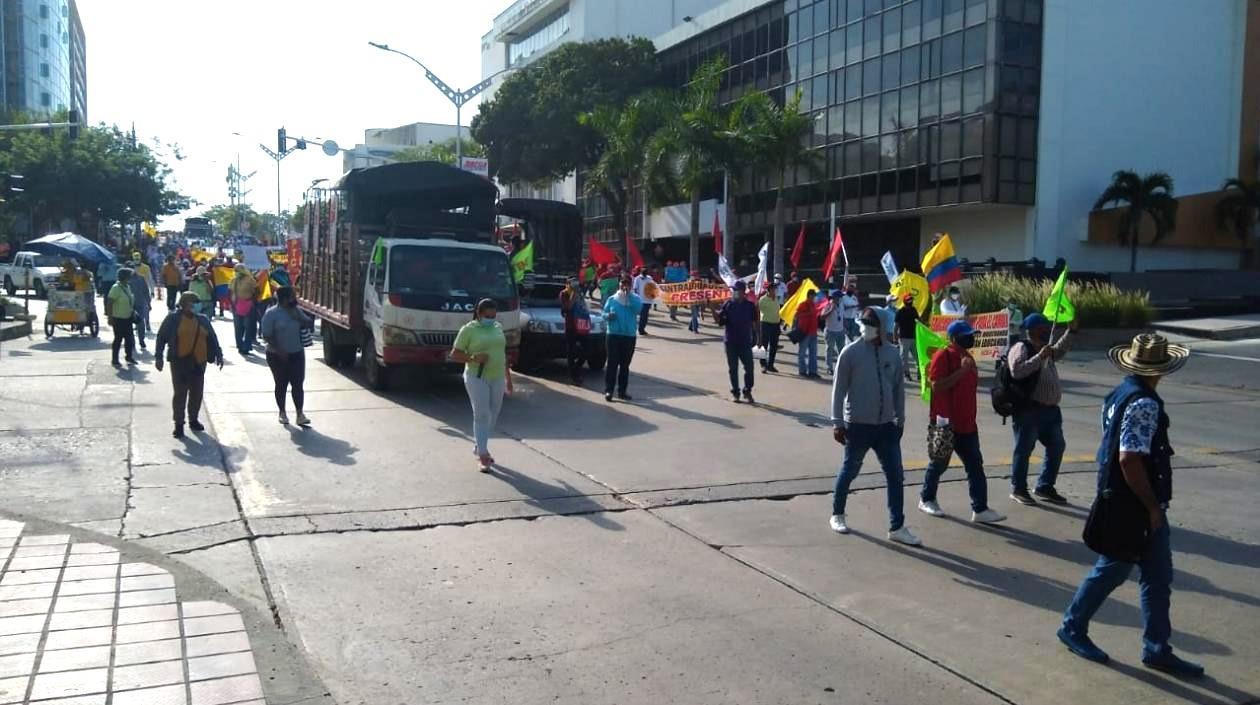 Imagen de la marcha.