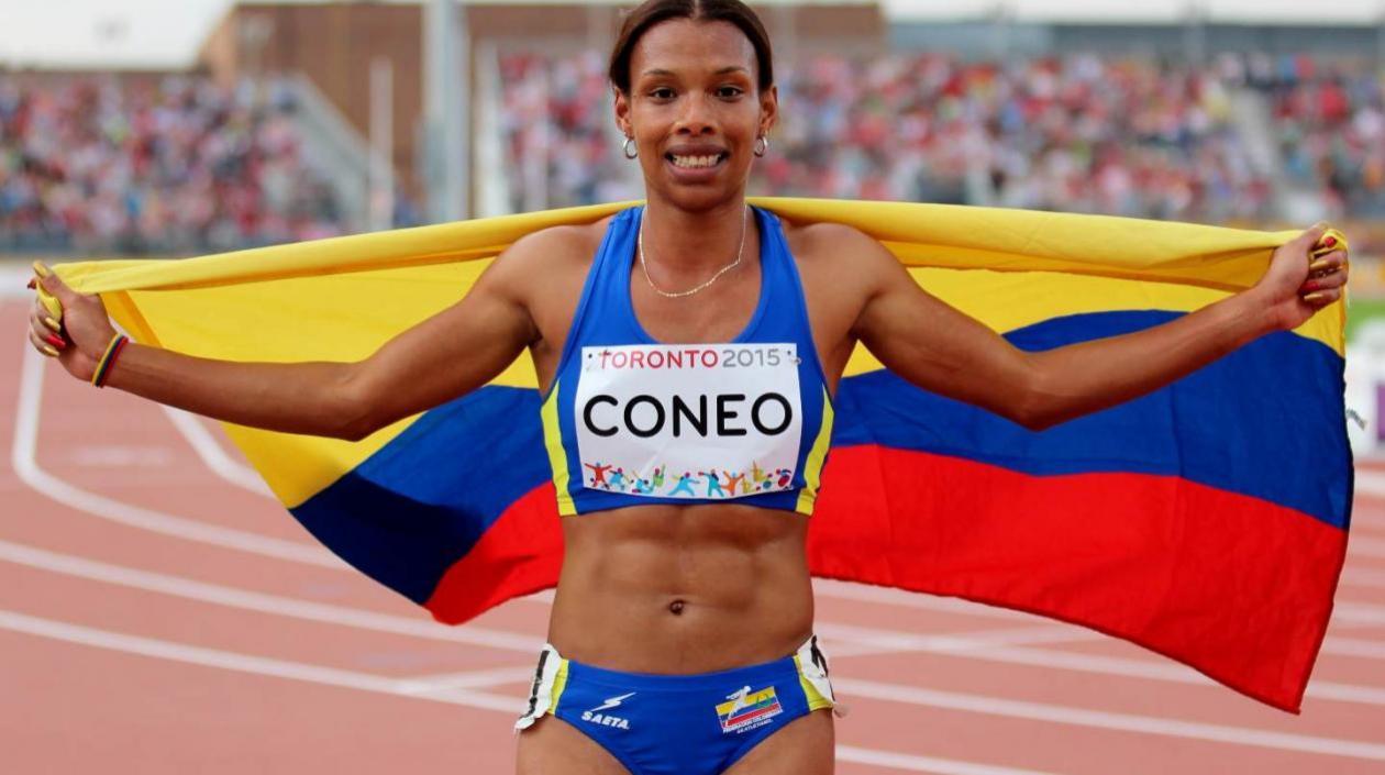 Muriel Coneo, atleta colombiana. 