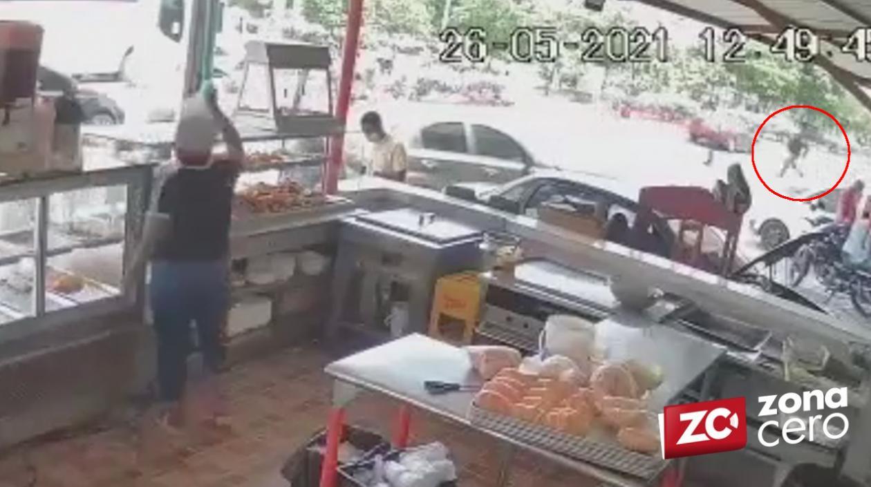 Momento del homicidio.