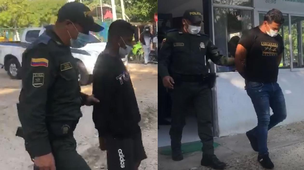 Yefri Yair Pitalúa Teherán y Alexis Garzón Obregón.