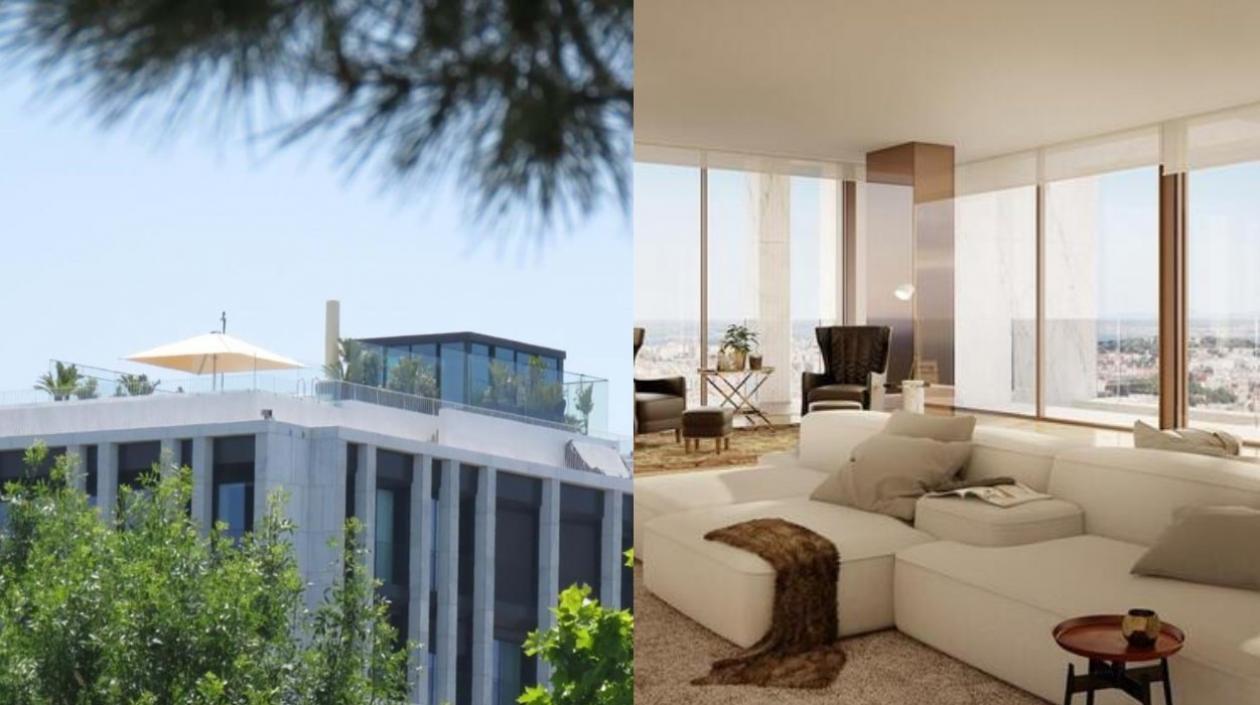 El lujoso apartamento nuevo de Cristiano Ronaldo. 