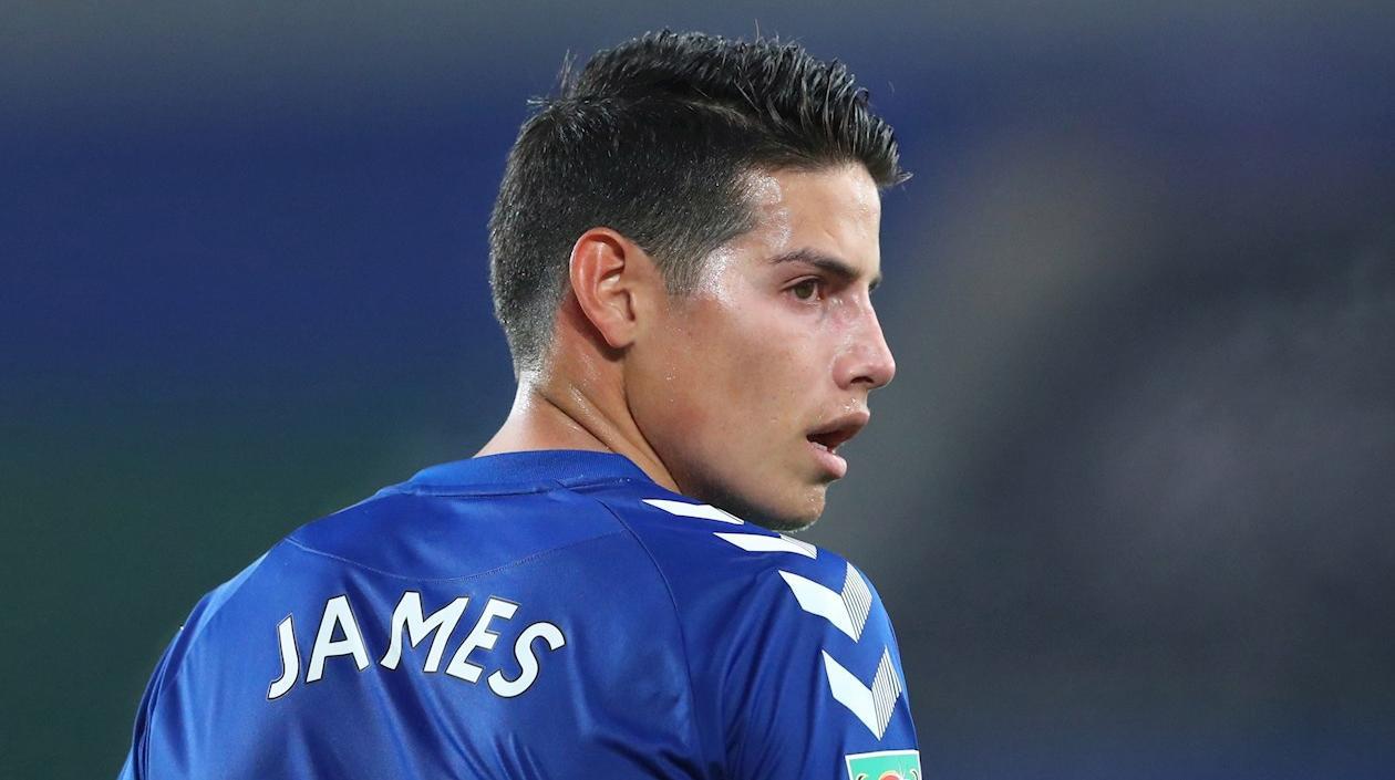 James Rodríguez, jugador colombiano. 