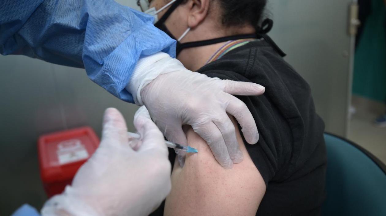 Vacunación en Bogotá.