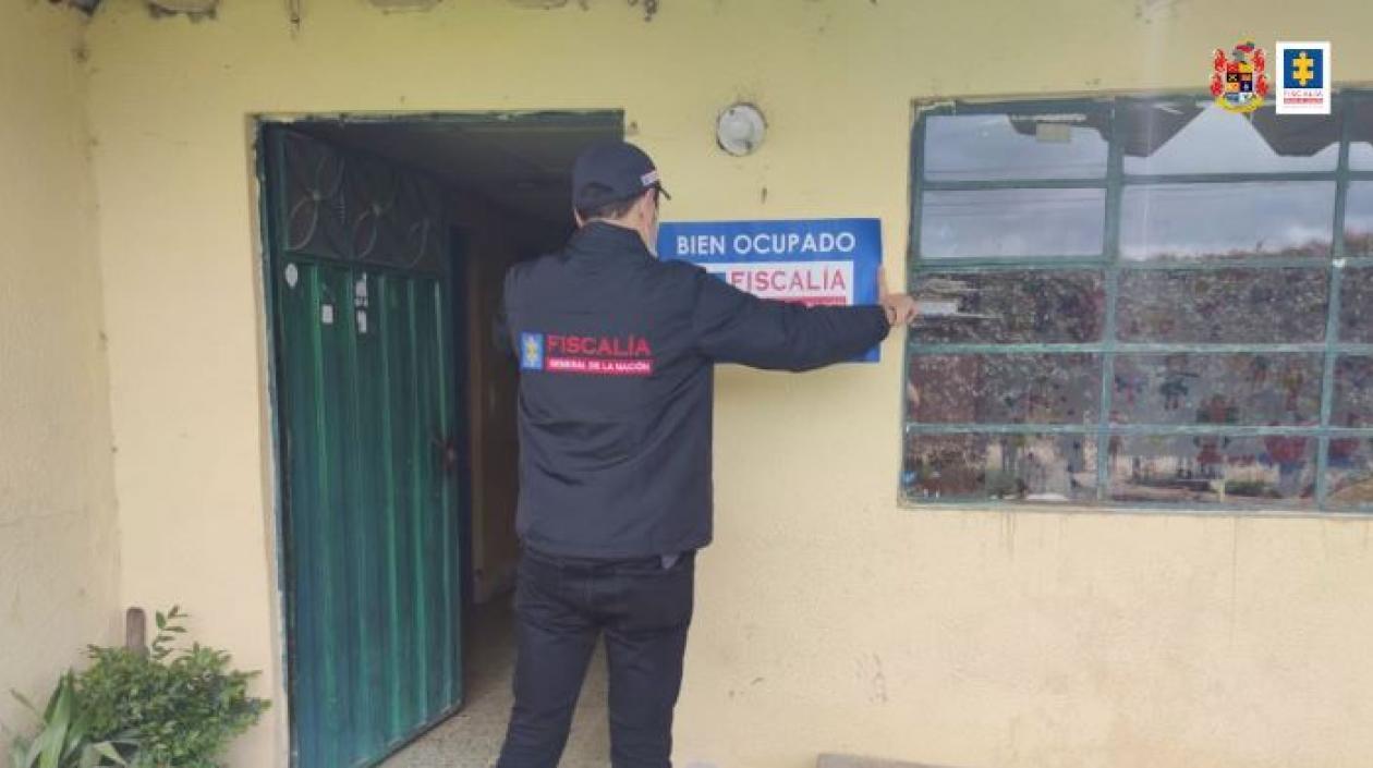 Bienes ocupados por la Fiscalía. 