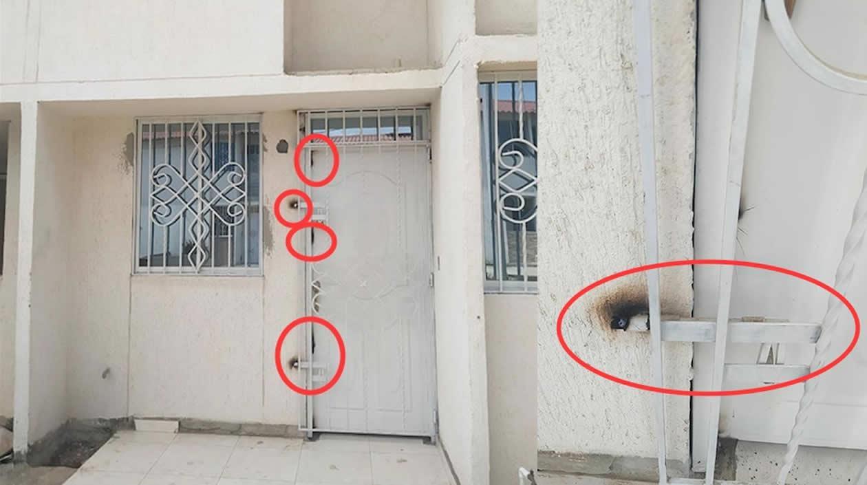 Los sellos dispuestos en rejas y puertas para impedir el acceso de los propietarios.