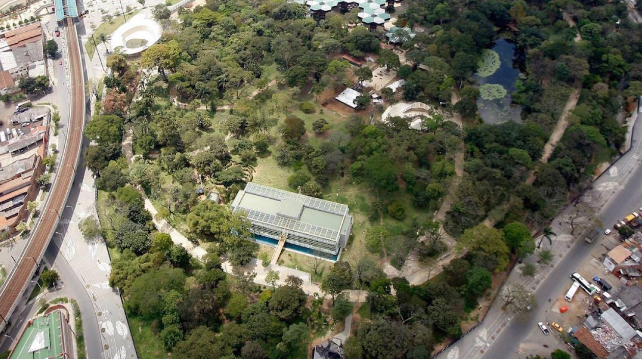 Panorámica del Jardín Botánico de Medellín.