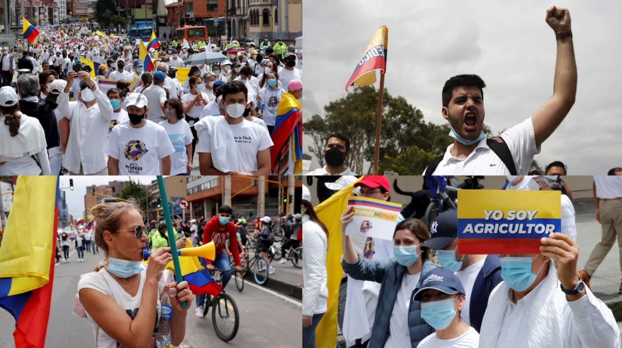 Imágenes de las marchas.