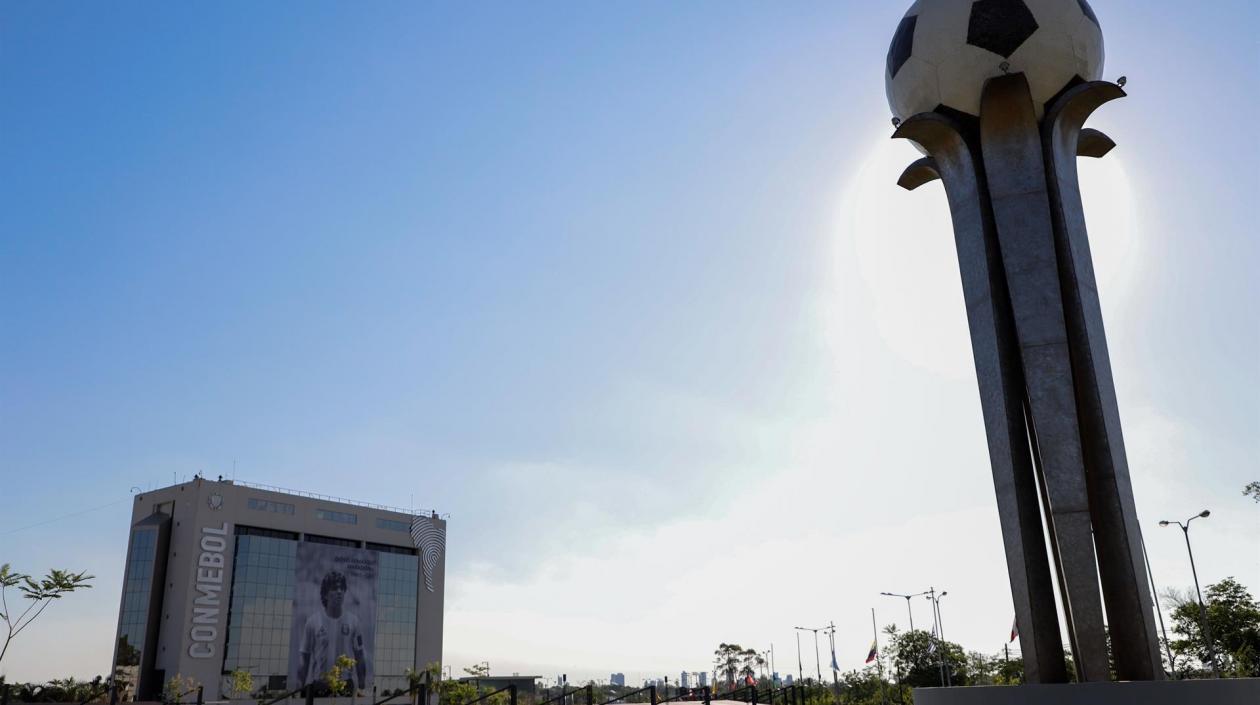 Sede de la Conmebol, en Paraguay. 