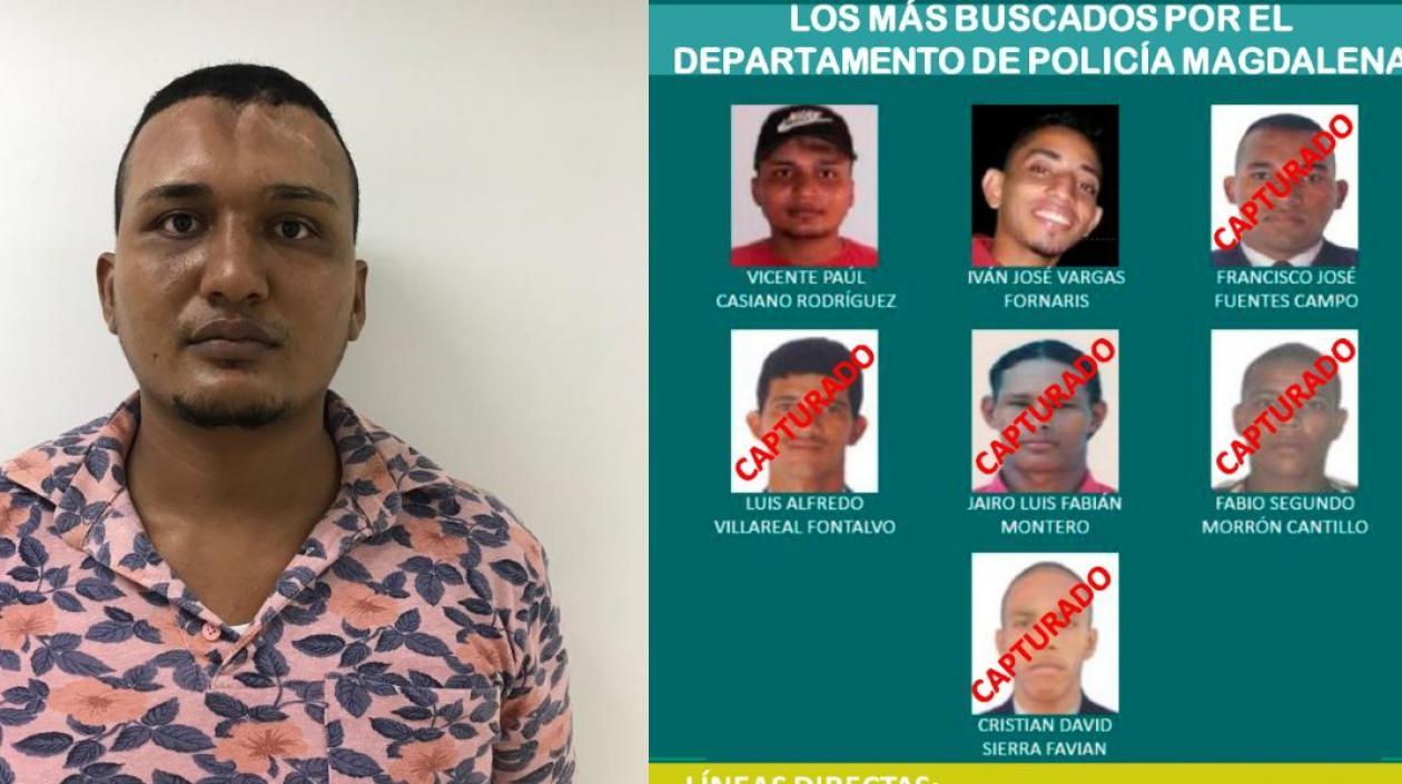 Vicente Paul Casiano Rodríguez, alias 'Tres Perras', aparecía en el cartel de los más buscados. 