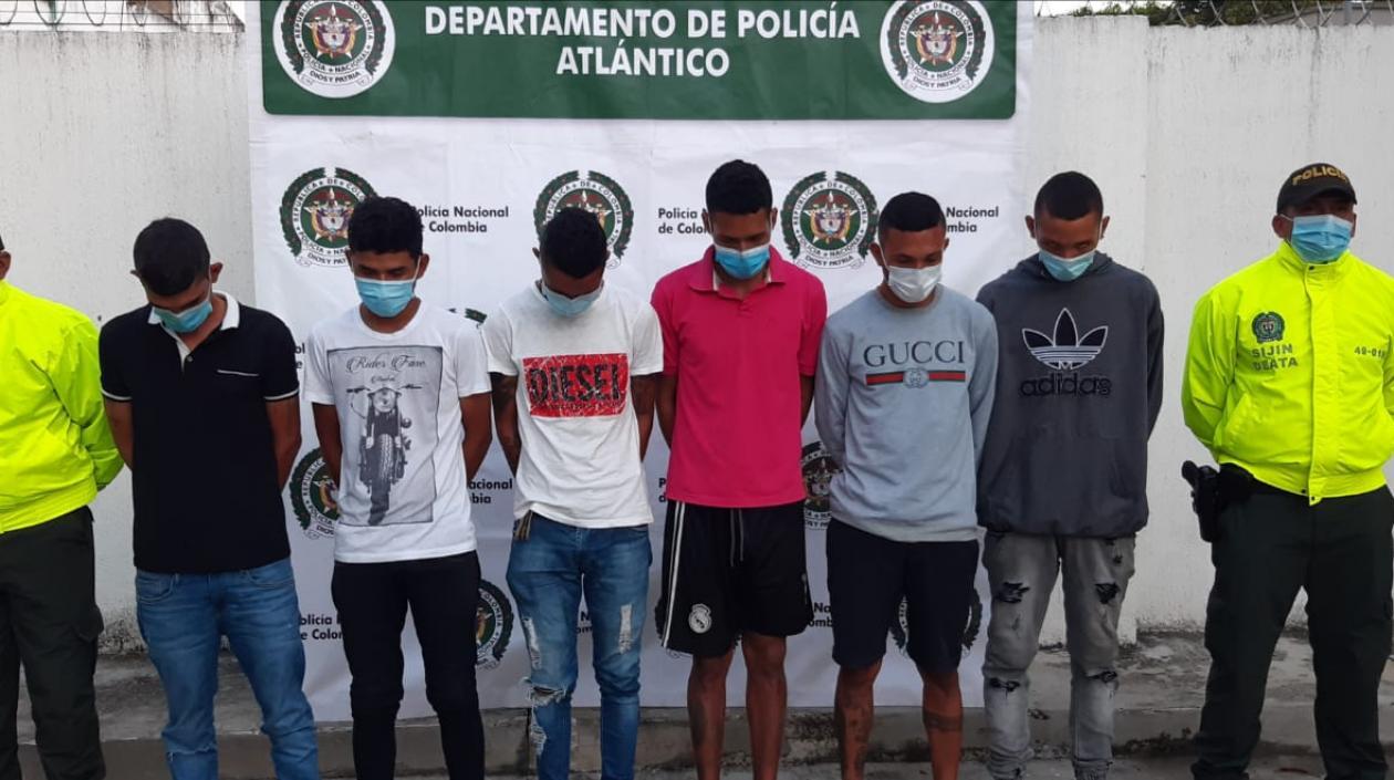 Los capturados quedaron a disposición de la Fiscalía. 