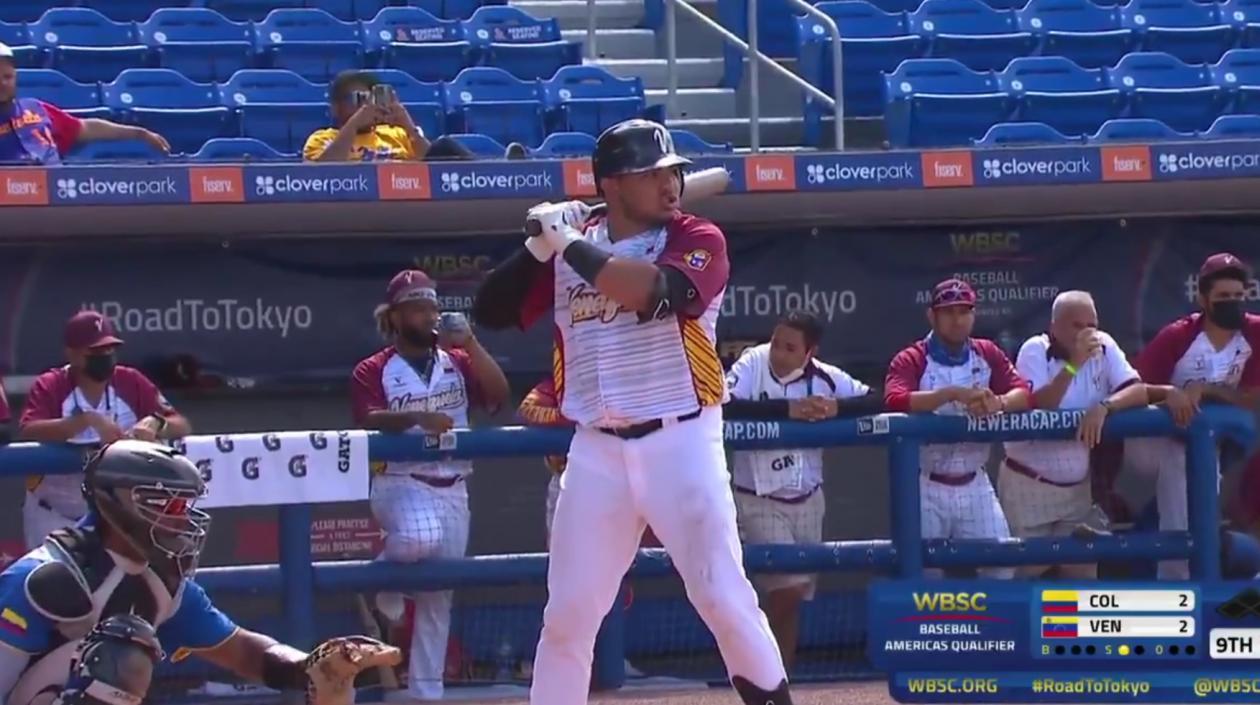 Diego Rincones conectó el cuadrangular del triunfo. 