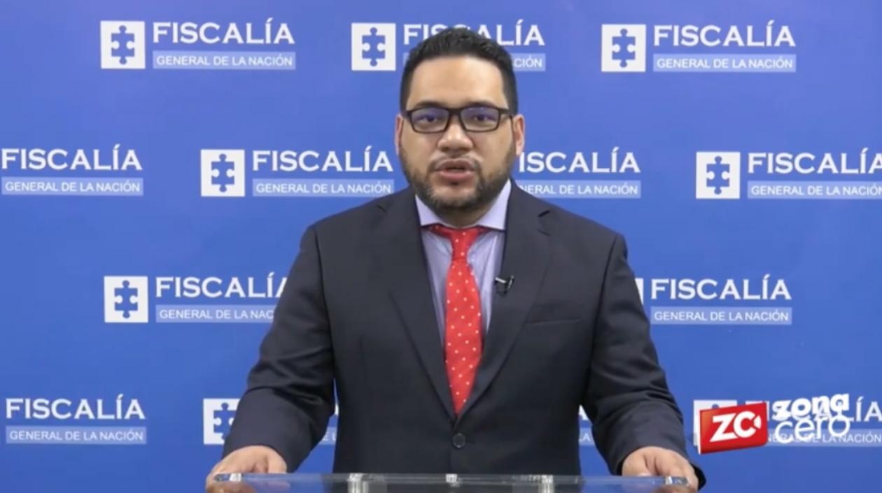 Eduardo Alirio Calderón, director especializado de la Fiscalía contra la corrupción. 