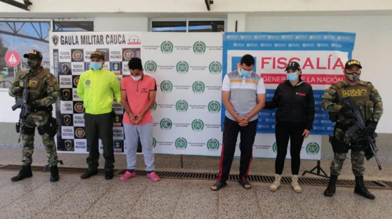 Los dos capturados no aceptaron cargos. 