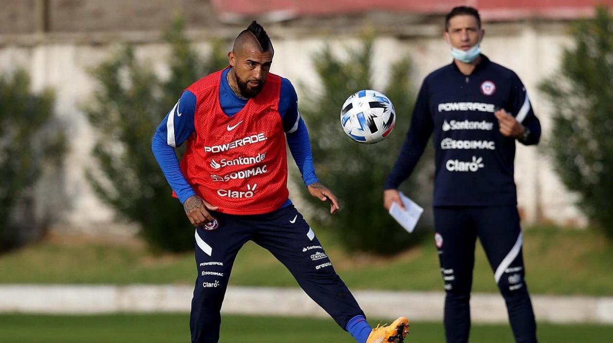 Arturo Vidal, volante chileno. 