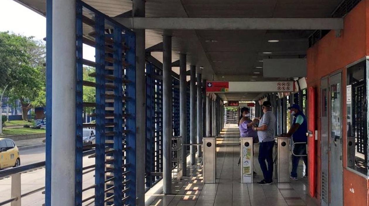 Estación Chiquinquirá de Transmetro.