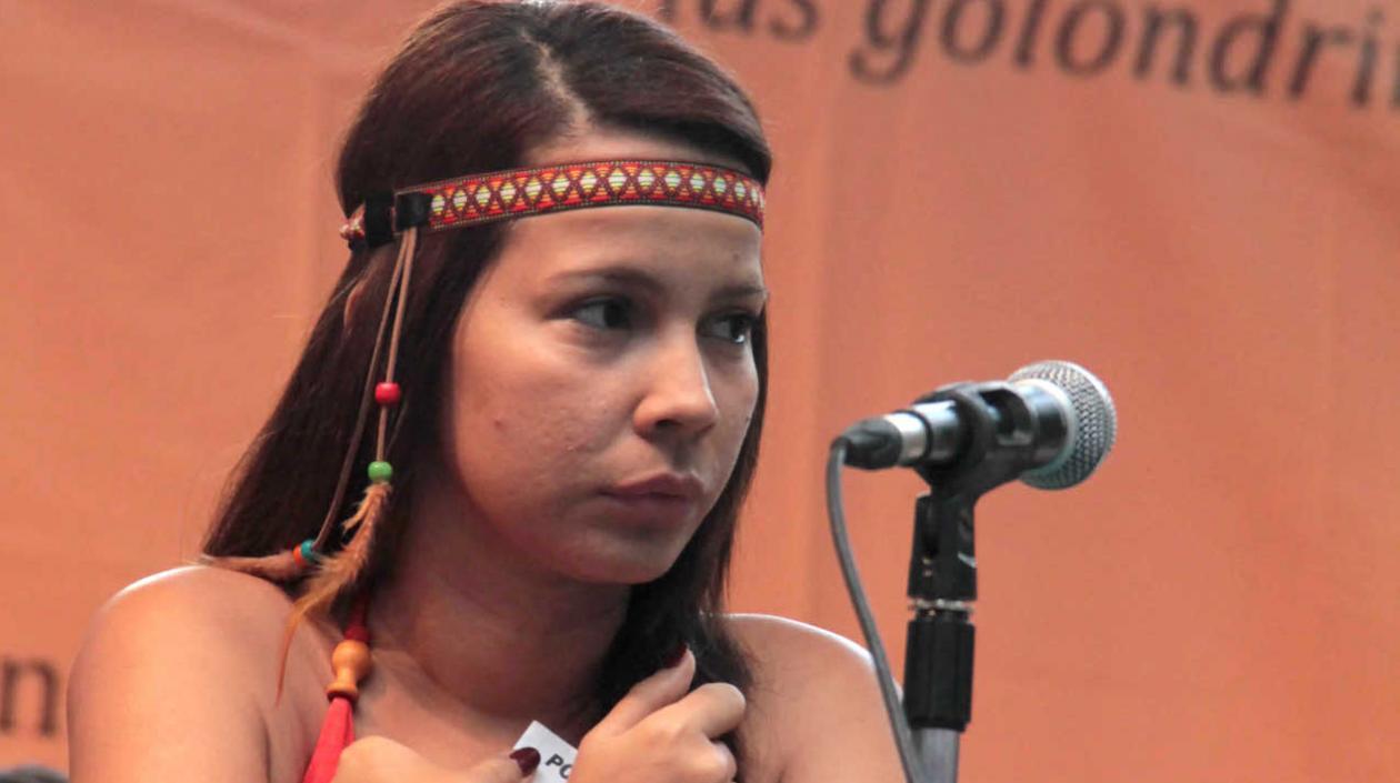 Fadir Delgado, poetisa barranquillera.