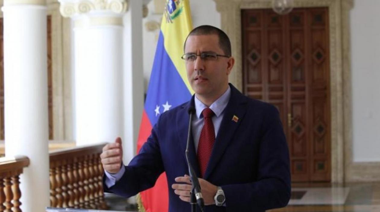 El Canciller venezolano Jorge Arreaza.