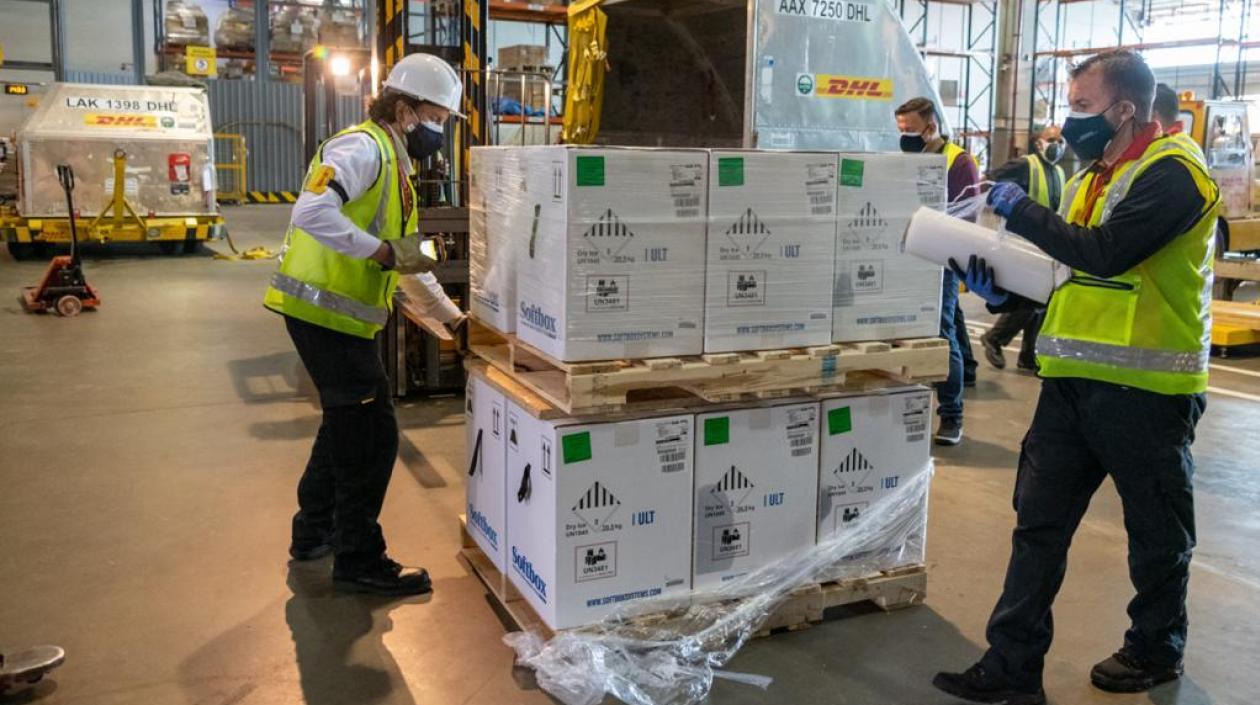 Las vacunas que llegaron.