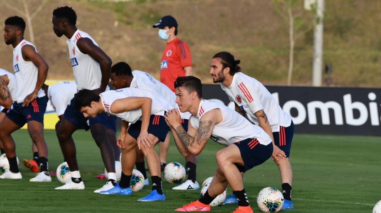 Sebastián Pérez, jugador de la Selección Colombia. 
