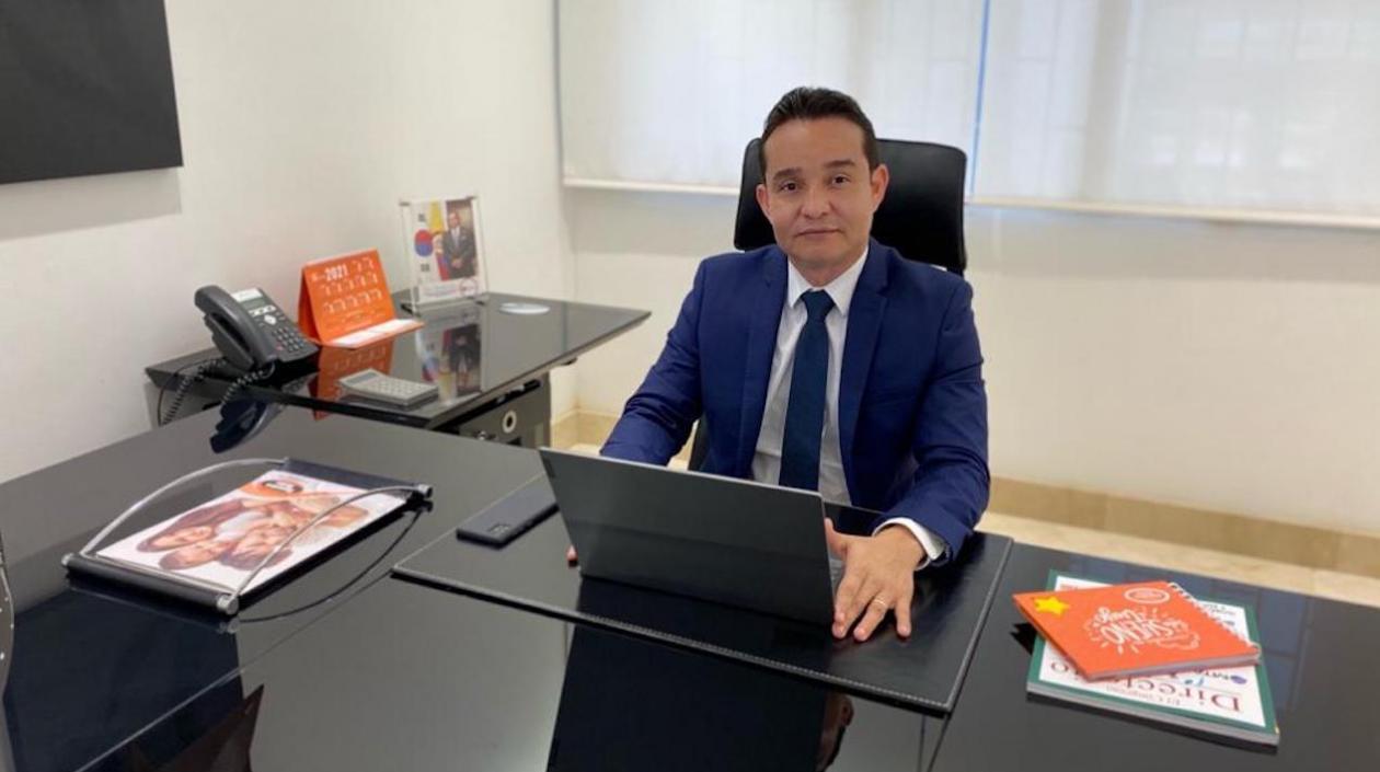 Eder Nicolás Heras Cueto, gerente general de Espumados del Litoral. 