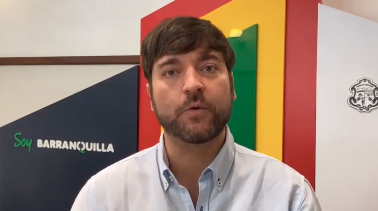 El Alcalde de Barranquilla, Jaime Pumarejo.