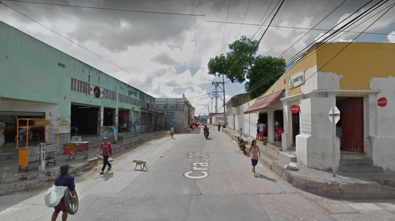 Calle 34 con carrera 36
