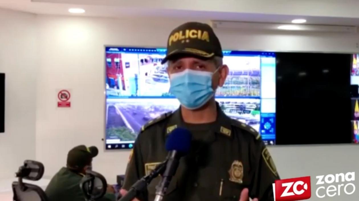 General Diego Rosero, comandante de la Policía Metropolitana.