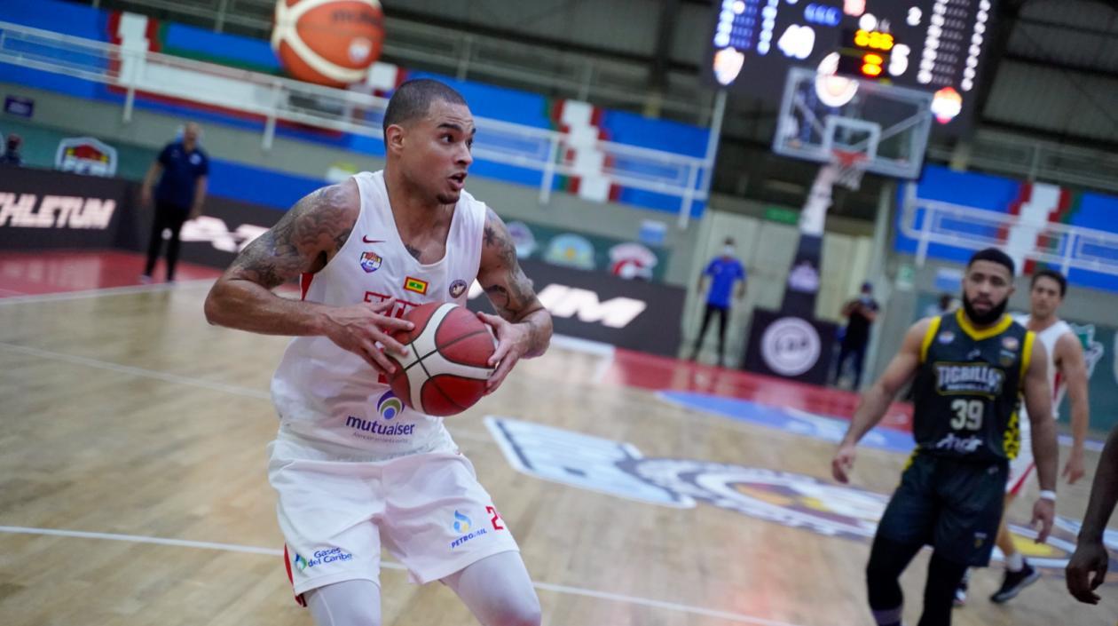 Jonathan Rodríguez, jugador de Titanes. 