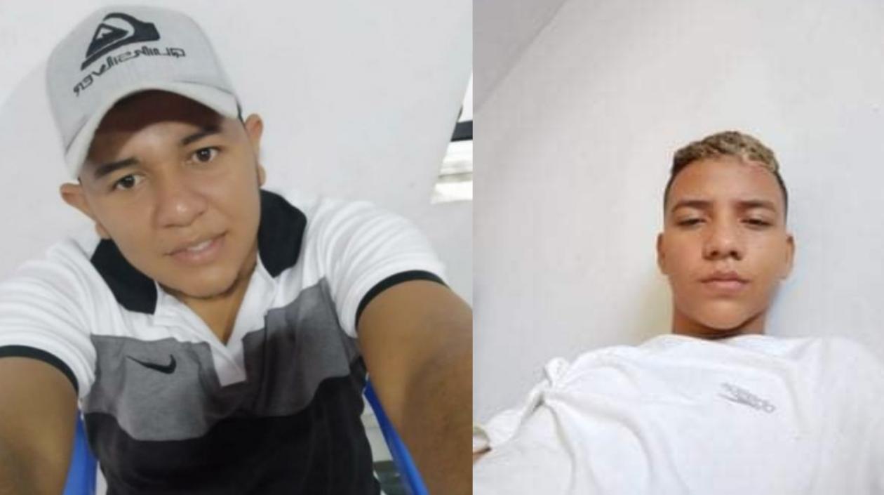 Edwin Javier Tobias y Guedis Daniel Martínez Cantillo.