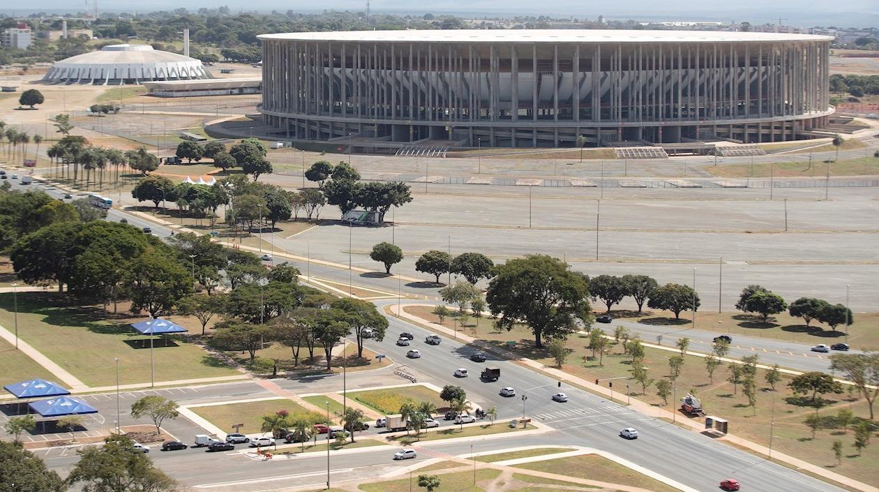 Imagen del estadio de Brasilia.