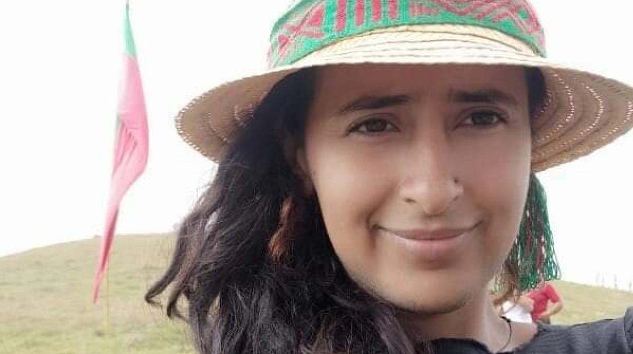 Beatriz Cano, comunicadora de la Asociación de Cabildos Indígenas del Norte del Cauca.