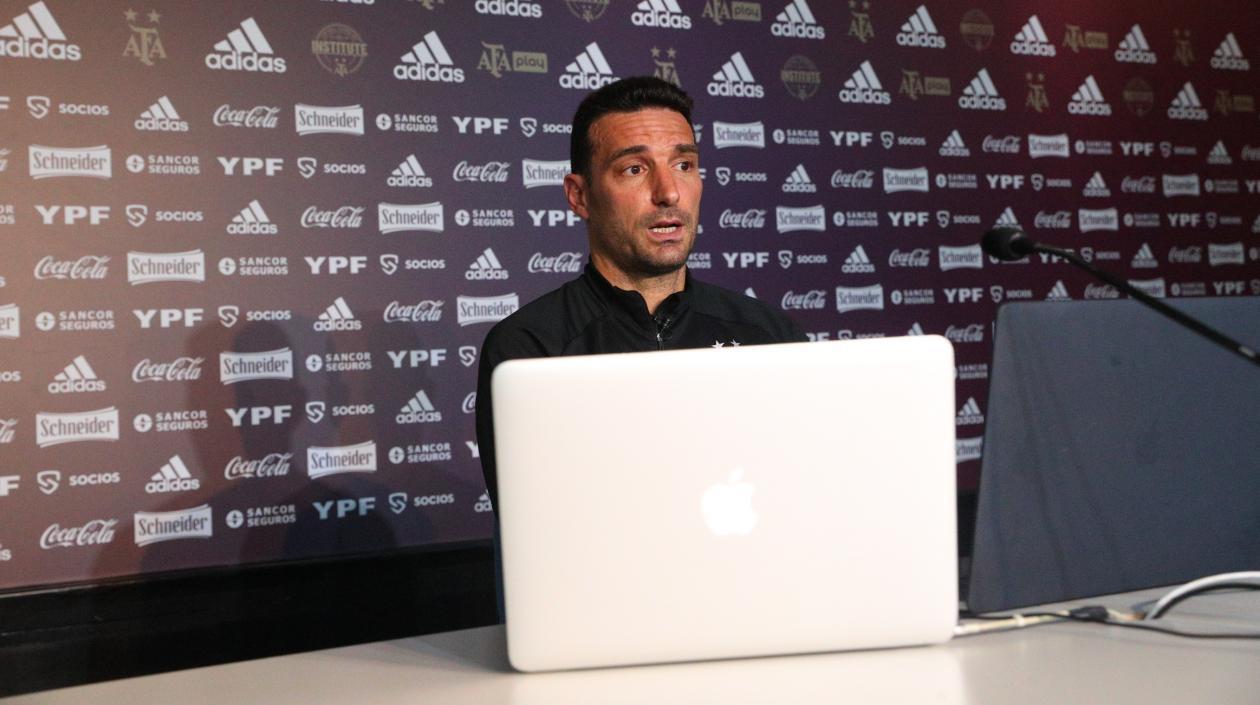 Leonel Scaloni, entrenador de Argentina. 