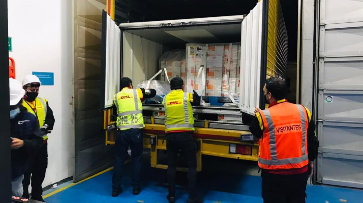 Las vacunas que llegaron.