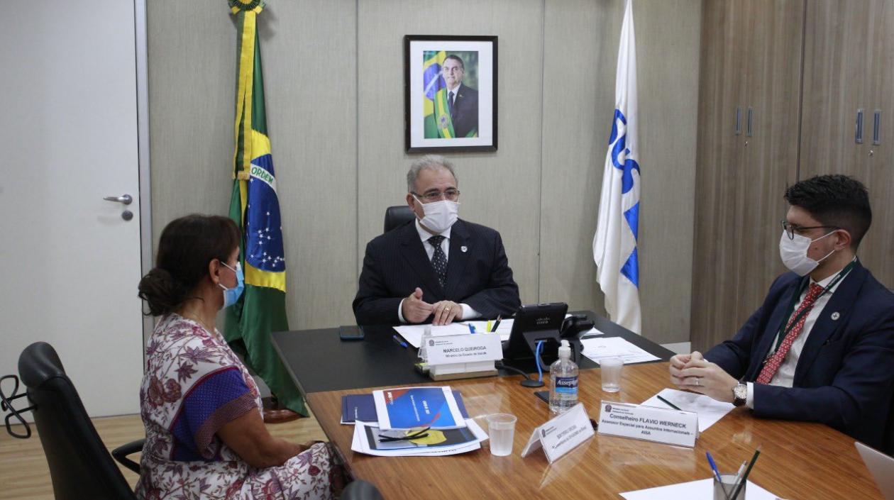 Marcelo Queiroga, ministro de Salud de Brasil. 