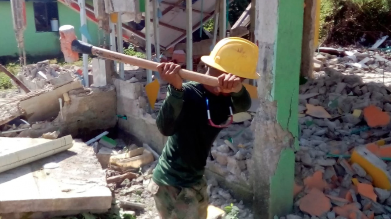 Imagen de los trabajos.